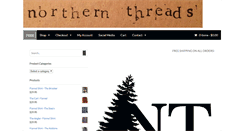 Desktop Screenshot of northernthreadsapparel.com