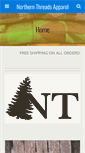 Mobile Screenshot of northernthreadsapparel.com